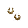 Antique Gold Hoops