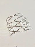 Silver Wire Cuff