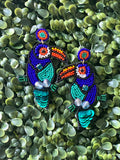 Tropical Bird Earrings