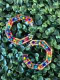Beads colorful Hoops
