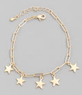 Chain Link Star Bracelet