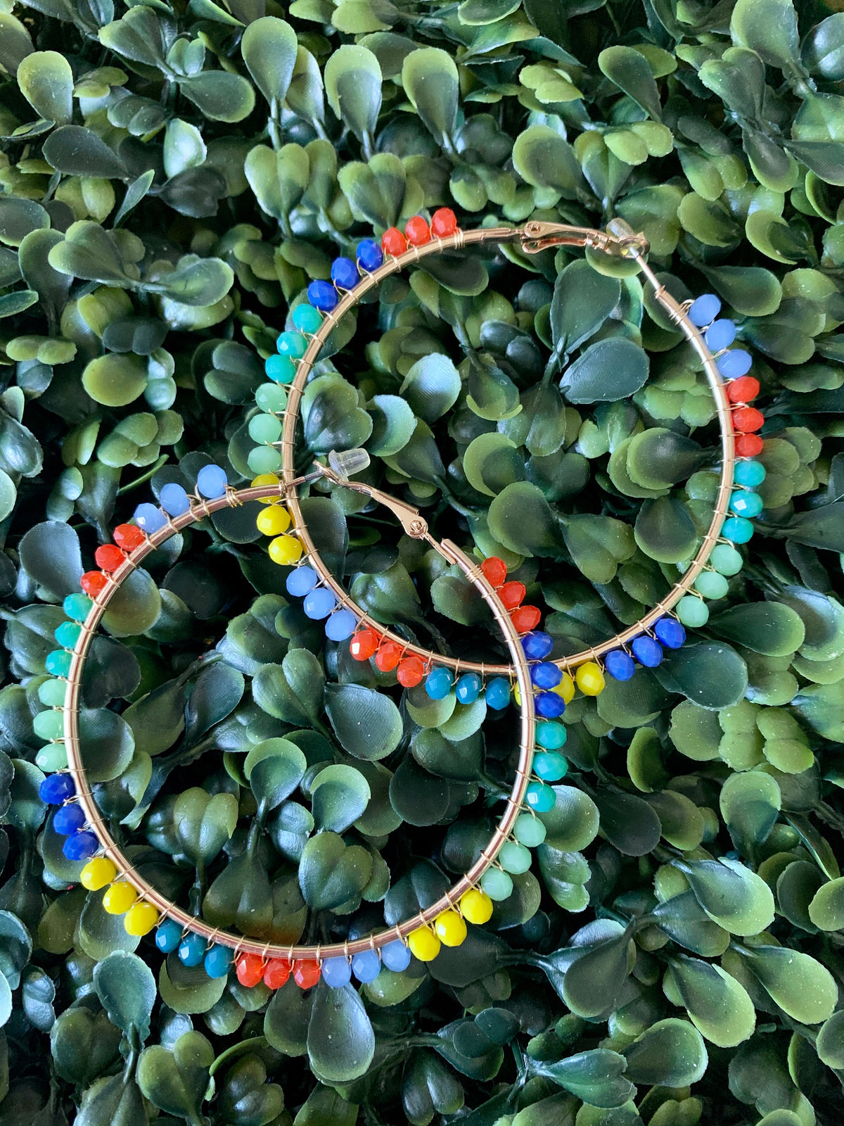 Multicolor Wire Hoops