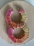 Swirl Color Hoops