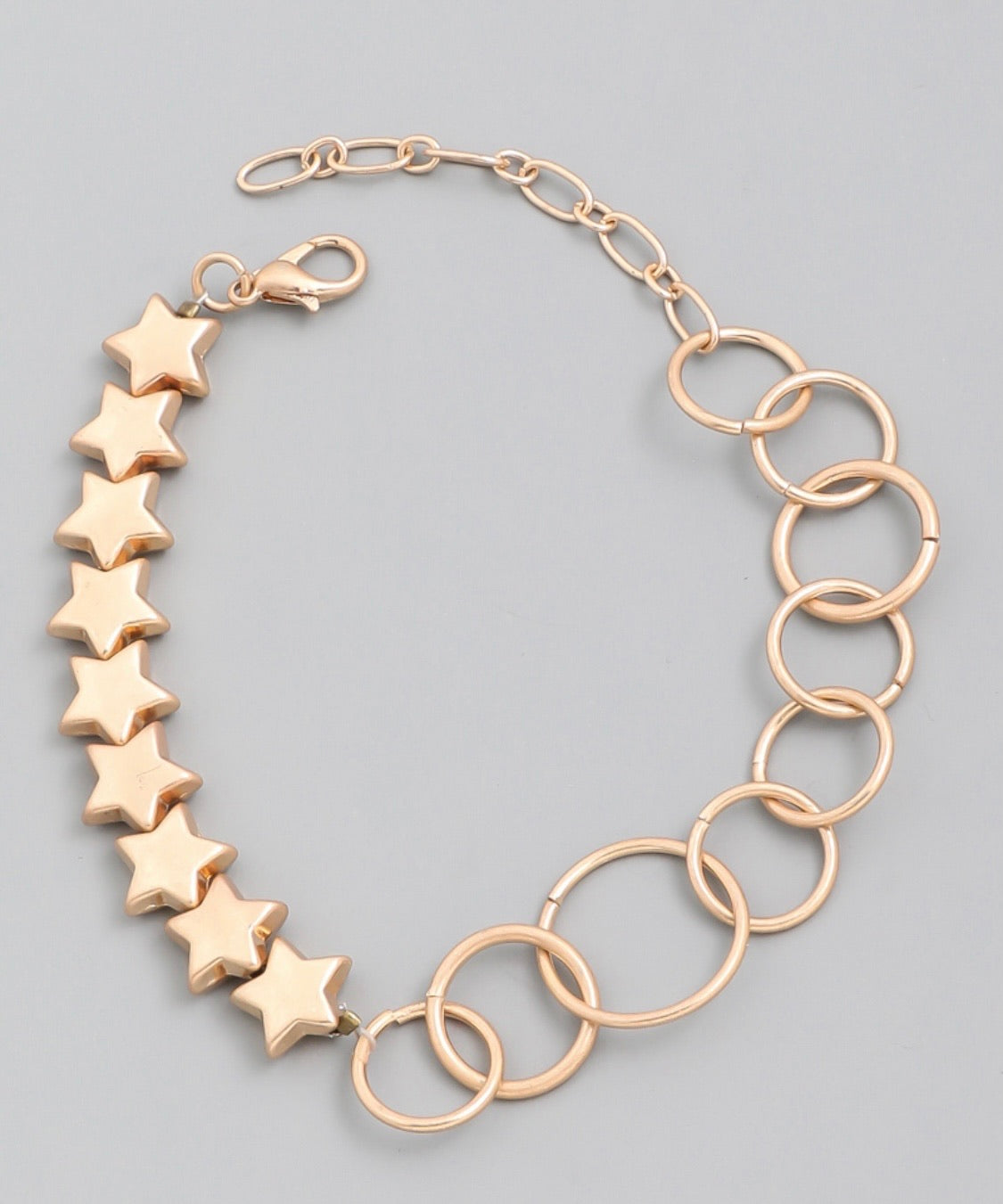 Metallic Star Ring Bracelet