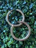 Wide Gold Hoops