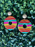 Round Multicolor Earrings