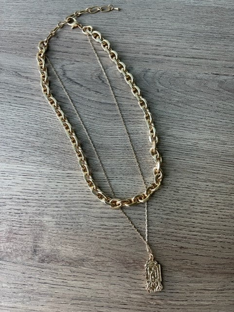 Anastacia Gold Necklace